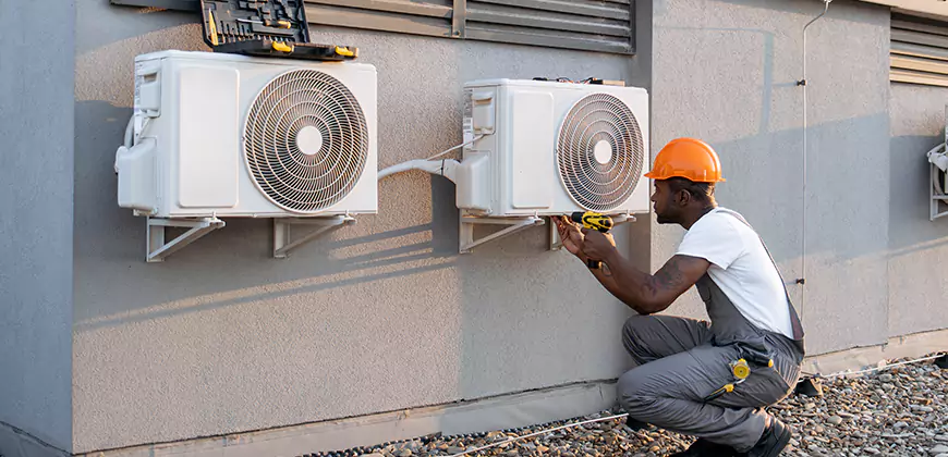 Central AC Outdoor Unit Cleaning in Somerville