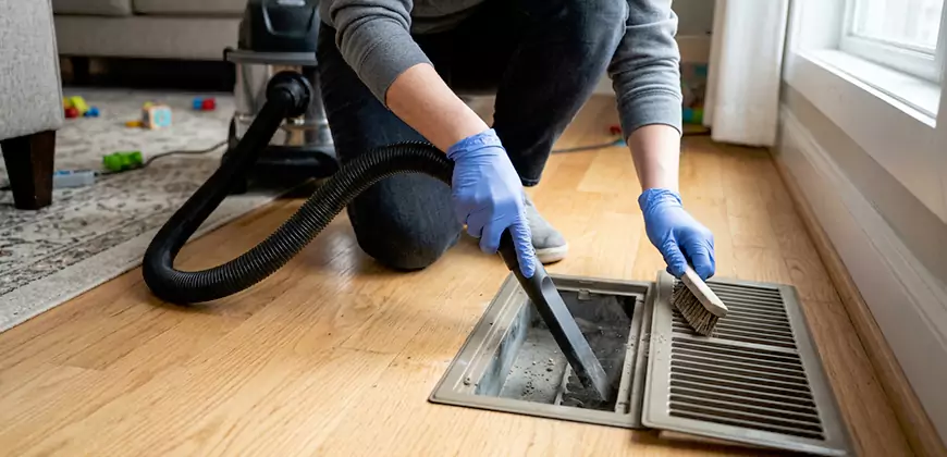 Ducted Heating Filter Cleaning in Somerville