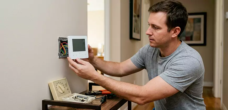 Heat Pump Thermostat Configuration in Somerville