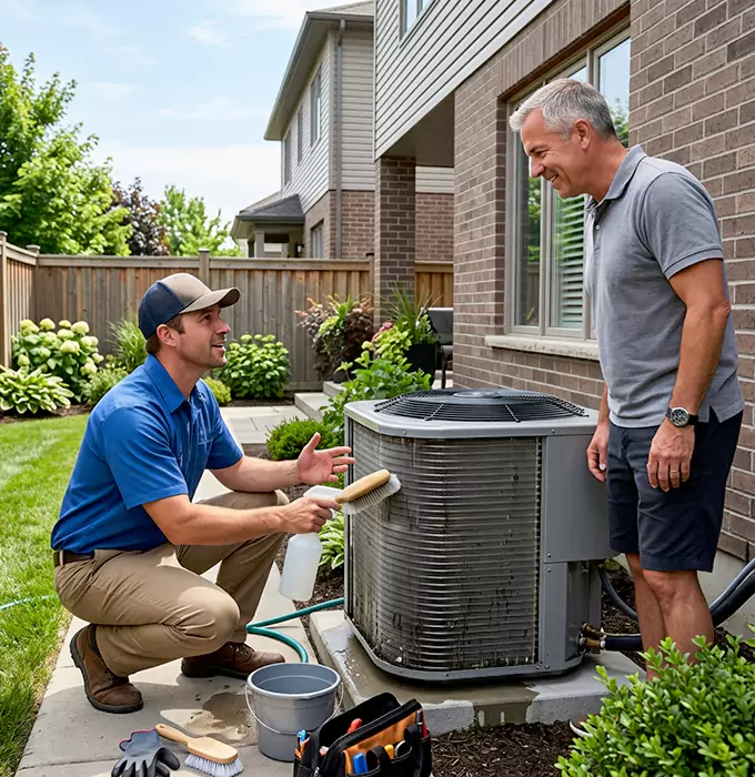 Why Somerville, MA Homeowners Choose HVAC Contractor Somerville for Outdoor AC Unit Cleaning?